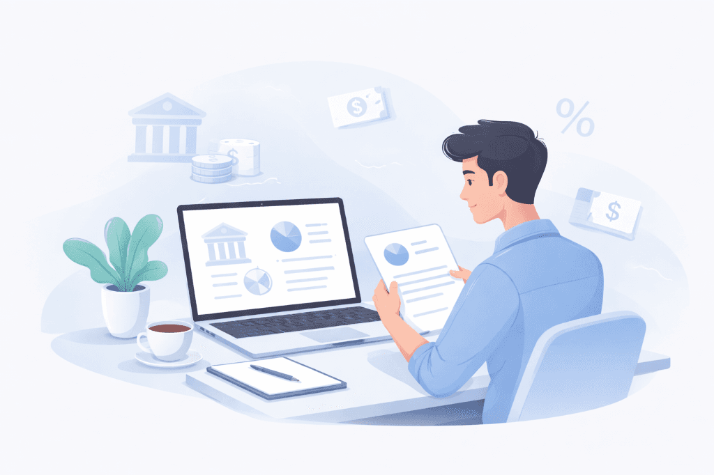 Loan EMI calculation concept